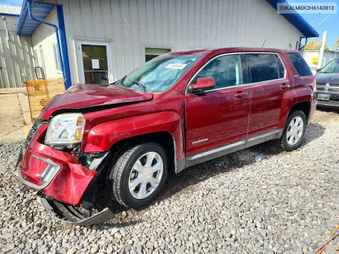 2GKALMEK2H6143813 — 2017 GMC Terrain, Передняя часть, фото до ремонта