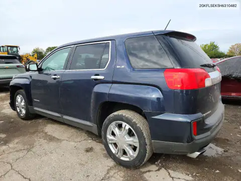 2GKFLSEK5H6310482 — 2017 GMC Terrain, ფოტო 2, Copart, წინა ნაწილი