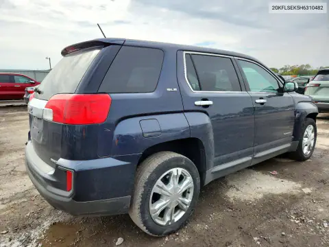 2GKFLSEK5H6310482 — 2017 GMC Terrain, ფოტო 3, Copart, წინა ნაწილი