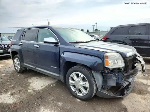 2GKFLSEK5H6310482 — 2017 GMC Terrain, ფოტო 4, Copart, წინა ნაწილი