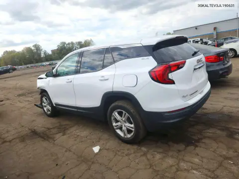 3GKALTEV3JL190631 — 2018 GMC Terrain, photo 2 from Copart, Front end
