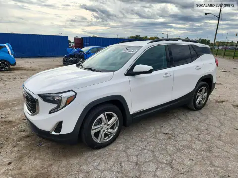 3GKALMEX2JL139872 — 2018 GMC Terrain, Задняя часть, фото до ремонта