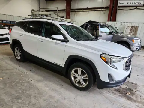 3GKALUEU8JL247368 — 2018 GMC Terrain, photo 4 from Copart, Minor dents and scratches