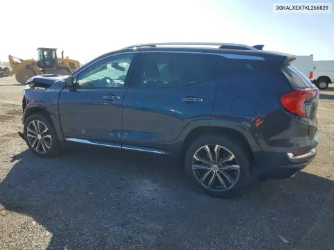 3GKALXEX7KL266829 — 2019 GMC Terrain, foto 2 de Copart 27.10.2026, Parte delantera