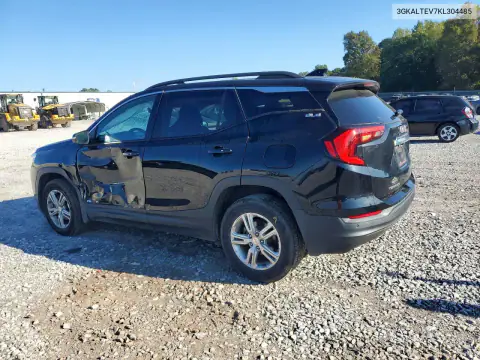 3GKALTEV7KL304485 — 2019 GMC Terrain, photo 2 from Copart, Side