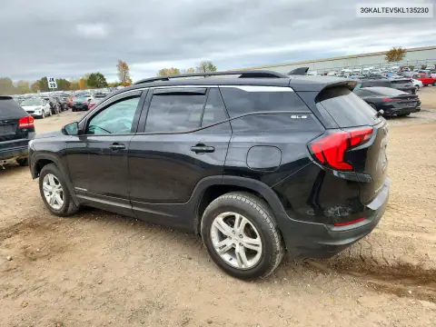3GKALTEV5KL135230 — 2019 GMC Terrain, photo 2 from Copart, Front end