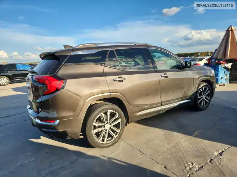 3GKALSEX3LL158115 — 2020 GMC Terrain, photo 3 from Copart, Flood