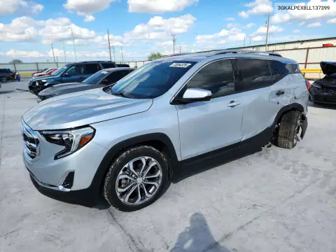 3GKALPEX8LL137399 — 2020 GMC Terrain, ПЕРЕДНЯЯ ЧАСТЬ, фото до ремонта