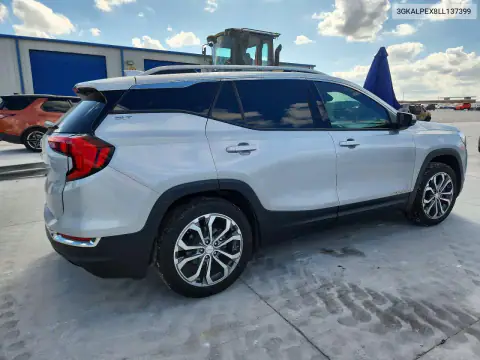 3GKALPEX8LL137399 — 2020 GMC Terrain, photo 3 from Copart, Front end