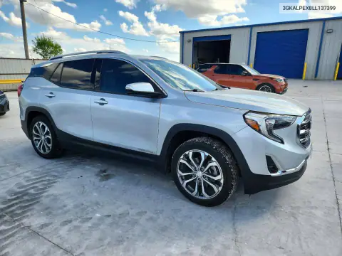 3GKALPEX8LL137399 — 2020 GMC Terrain, photo 4 from Copart, Front end