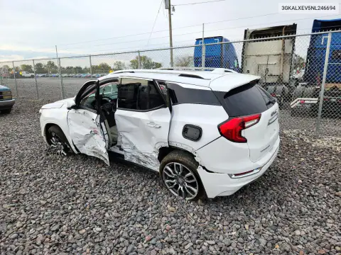 3GKALXEV5NL246694 — 2022 GMC Terrain, zdjęcie 2 z Copart, Bok