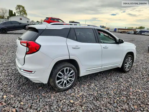 3GKALXEV5NL246694 — 2022 GMC Terrain, zdjęcie 3 z Copart, Bok
