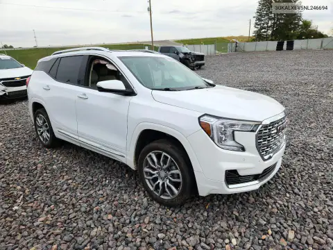 3GKALXEV5NL246694 — 2022 GMC Terrain, zdjęcie 4 z Copart, Bok
