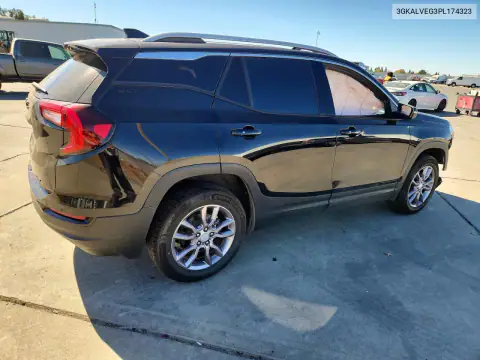 3GKALVEG3PL174323 — 2023 GMC Terrain, photo 3 from Copart, Side