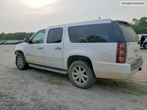 2012 GMC Yukon Xl Denali VIN 1GKS2MEF4CR255892 фото 2