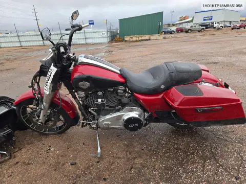 1HD1KTP18MB651058 — 2021 Harley-Davidson Road Glide, foto 3 de Copart, Parte delantera