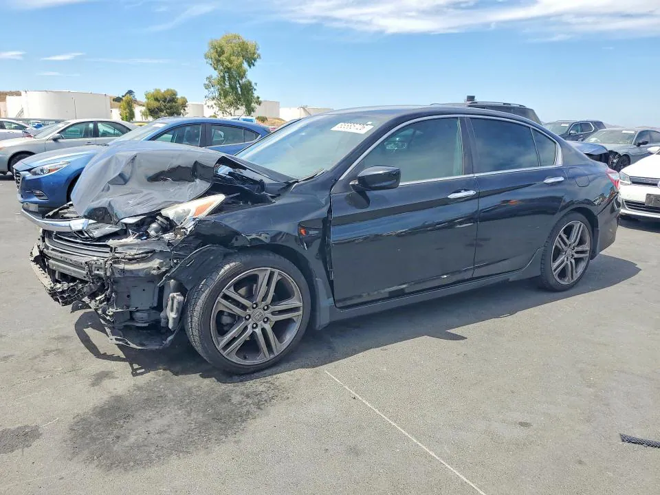 2017 Honda Accord VIN 1HGCR2F69HA081663 фото 1