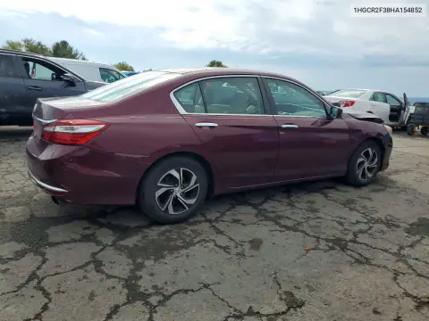 1HGCR2F38HA154852 — 2017 Honda Accord, ფოტო 3, Copart 23.10.2026, წინა ნაწილი