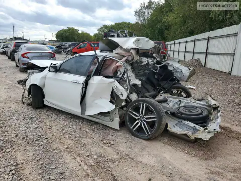 1HGCR2F53HA077910 — 2017 Honda Accord, zdjęcie 2 z Copart, Dachowanie