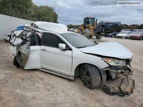 1HGCR2F53HA077910 — 2017 Honda Accord, zdjęcie 4 z Copart, Dachowanie