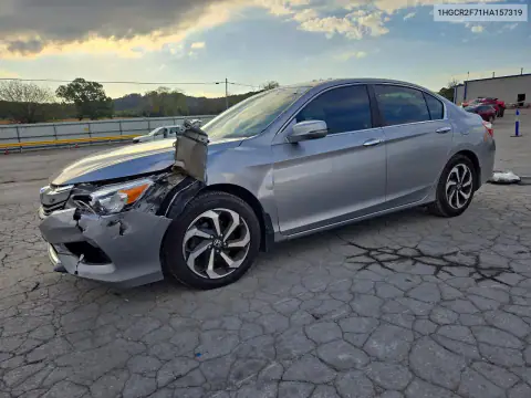 1HGCR2F71HA157319 Honda Accord 2017 — uszkodzenie Przód, zdjęcie przed naprawą