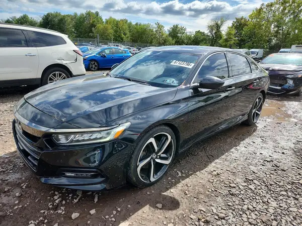 1HGCV2F32JA011459 Honda Accord 2018 — uszkodzenie Tył, zdjęcie przed naprawą