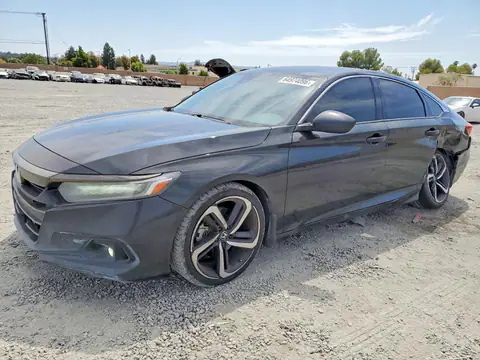 1HGCV1F36MA076457 — 2021 Honda Accord, უკანა ნაწილი (Rear End), ფოტოები შეკეთებამდე