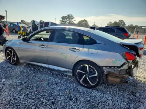 1HGCV1F4XMA010048 — 2021 Honda Accord, photo 2 from Copart, Rear end