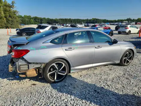 1HGCV1F4XMA010048 — 2021 Honda Accord, photo 3 from Copart, Rear end