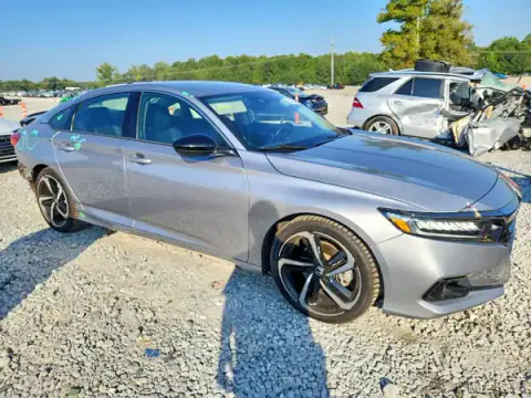 1HGCV1F4XMA010048 — 2021 Honda Accord, photo 4 from Copart, Rear end