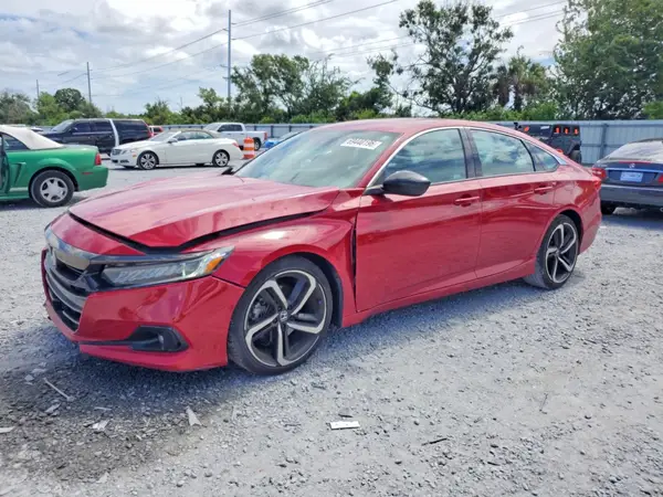 1HGCV1F38MA082017 Honda Accord 2021 — повреждение Передняя часть, фото до ремонта