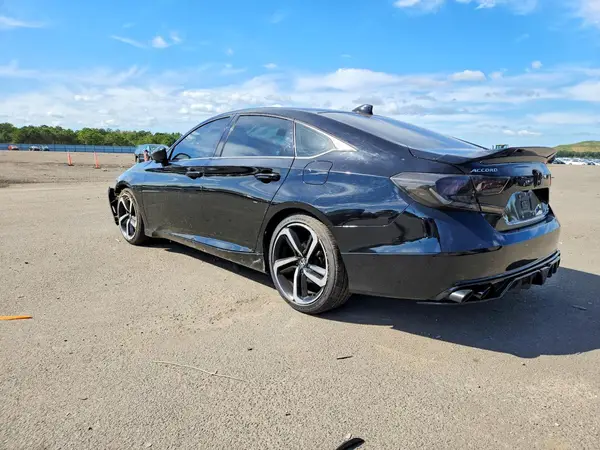 1HGCV1F48MA092541 — 2021 Honda Accord, фото 2 с аукциона Copart, Боковая часть