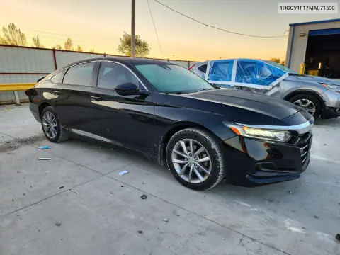 2021 Honda Accord Lx VIN 1HGCV1F17MA071590 фото 4