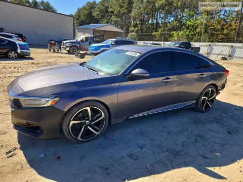 1HGCV2F93MA000902 — 2021 Honda Accord, Задня частина, фото до ремонту