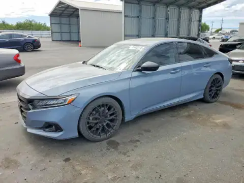 1HGCV1F40MA084465 — 2021 Honda Accord, წინა ნაწილი (Front End), ფოტოები შეკეთებამდე