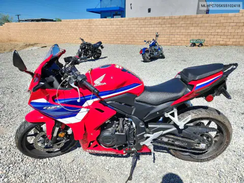 2025 Honda Cbr500 Ra VIN MLHPC705XS5102418 фото 3