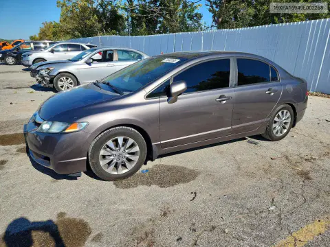 19XFA16949E002258 — 2009 Honda Civic, Боковая часть, фото до ремонта