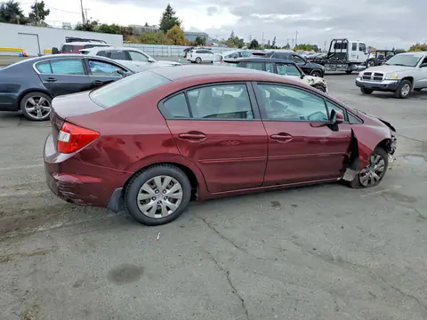 2012 HONDA CIVIC VIN 19XFB2F52CE345660 фото 3