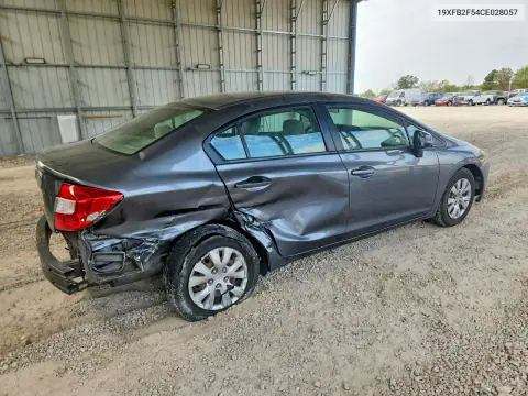 2012 Honda Civic Lx VIN 19XFB2F54CE028057 фото 3
