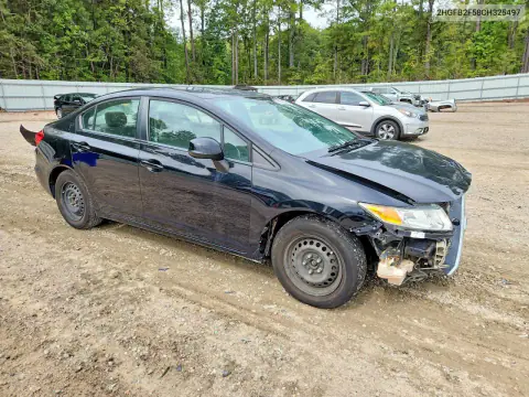 2012 Honda Civic Lx VIN 2HGFB2F58CH325497 фото 4