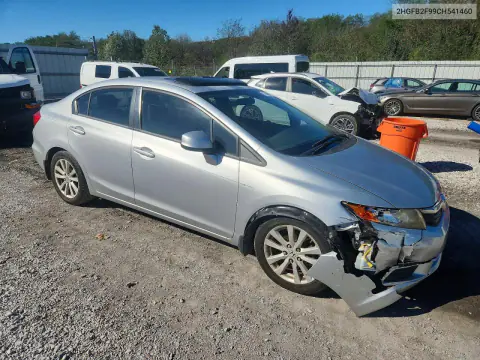 2012 Honda Civic Exl VIN 2HGFB2F99CH541460 фото 4