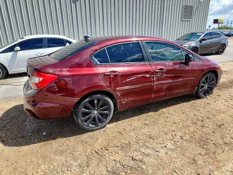 2012 HONDA CIVIC VIN 2HGFB2F58CH541110 фото 3