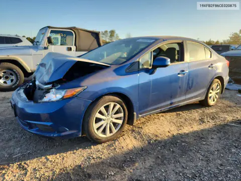 2012 Honda Civic Ex VIN 19XFB2F86CE020875 фото 1