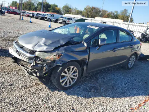 2012 Honda Civic Exl VIN 19XFB2F96CE021680 фото 1