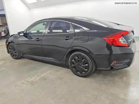2016 Honda Civic Lx VIN 2HGFC2F52GH512110 фото 2