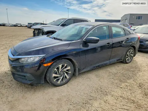 2016 Honda Civic Ex VIN 2HGFC2F74GH014833 фото 1