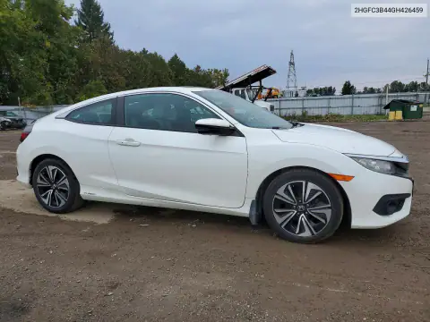 2HGFC3B44GH426459 — 2016 Honda Civic, photo 4 from Copart 27.10.2026, Roof