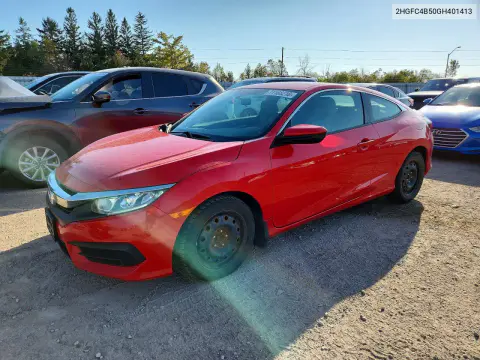 2016 Honda Civic Lx VIN 2HGFC4B50GH401413 фото 1