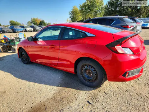 2016 Honda Civic Lx VIN 2HGFC4B50GH401413 фото 2