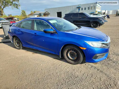 2016 Honda Civic Lx VIN 2HGFC2F53GH026650 фото 4